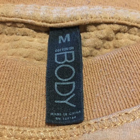 Raglan Sleeve Boxy Terracotta Sweatshirt - Picture 13 of 13